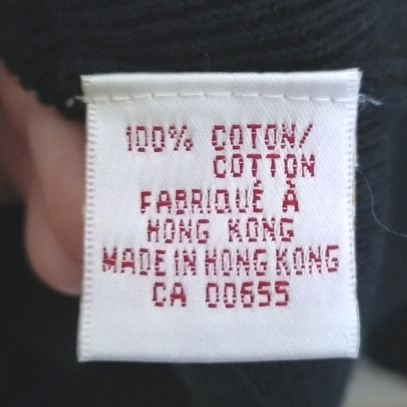 3/$30💜 GUC Vintage Classic Collections Size M Black 3/4 Length Sleeve Cardigan - Picture 6 of 6